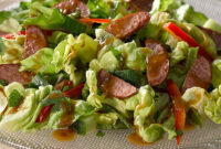 beef sausage salad