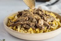 Beef Stroganoff