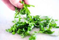 chiffonade
