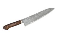 pisau : damascus steel