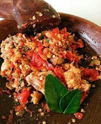 sambal daun jeruk